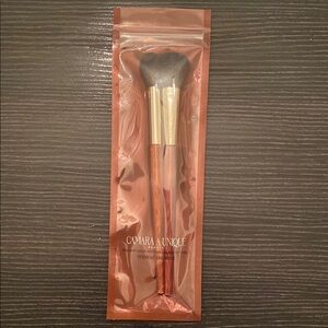 Makeup Brush Set - Brown and Gold